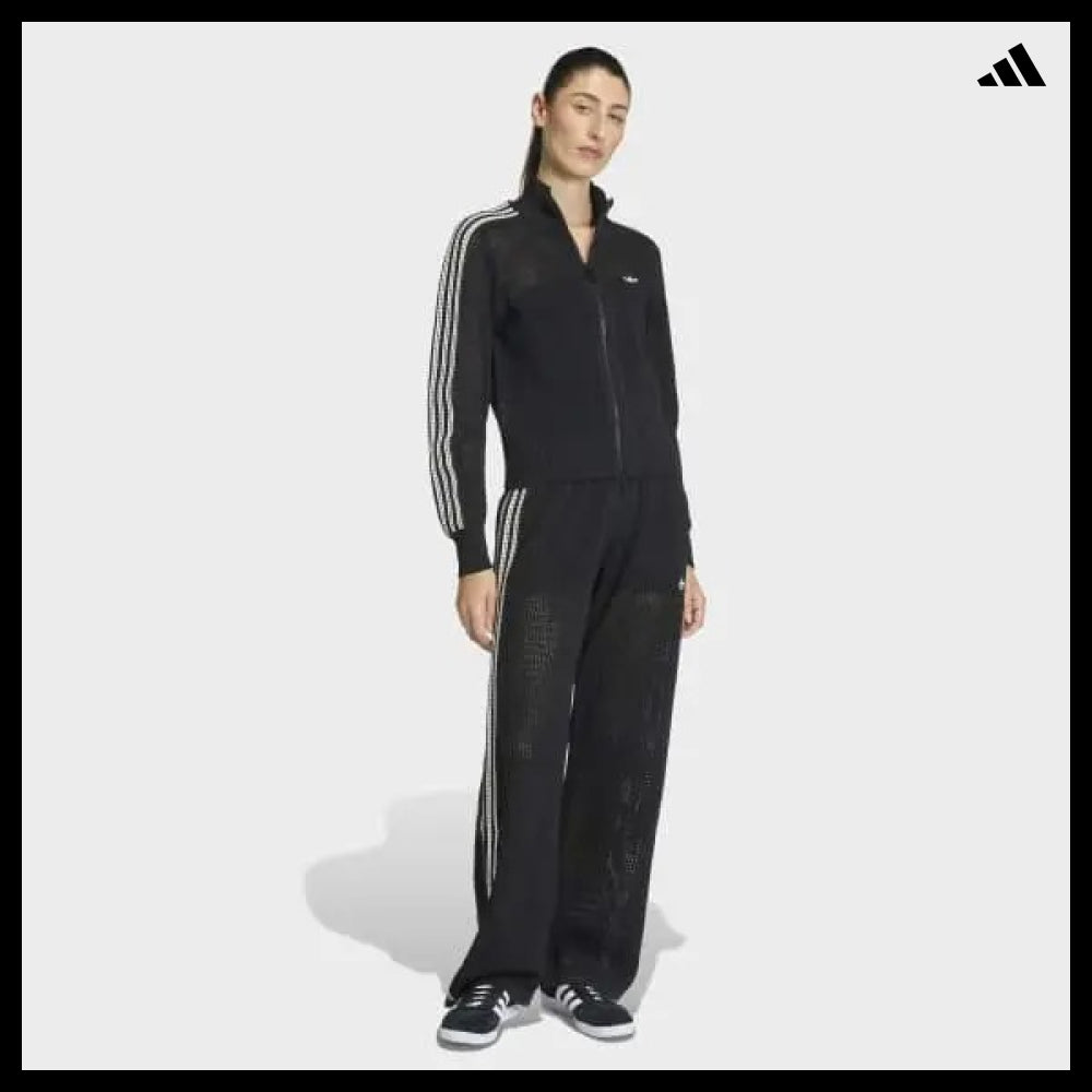 【ADIDAS 】Knit Crochet Firebird Track Top