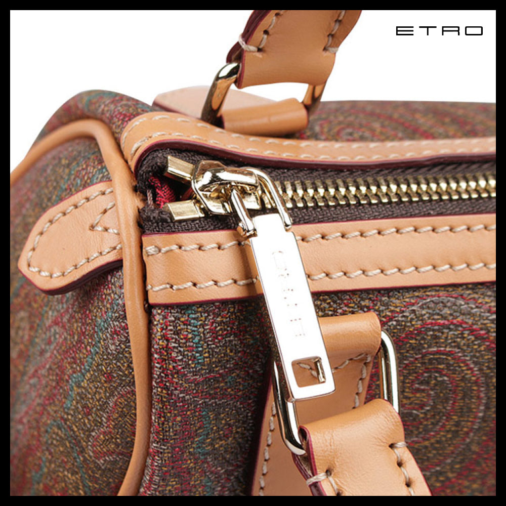 【ETRO】Paisley Boston Bag Mini