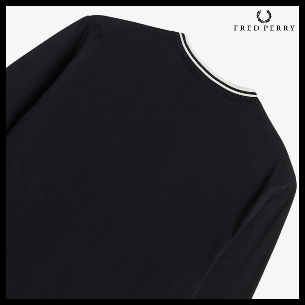 【FREDPERRY】Baseline Long Sleeve Twin Tipped T-Shirt 102