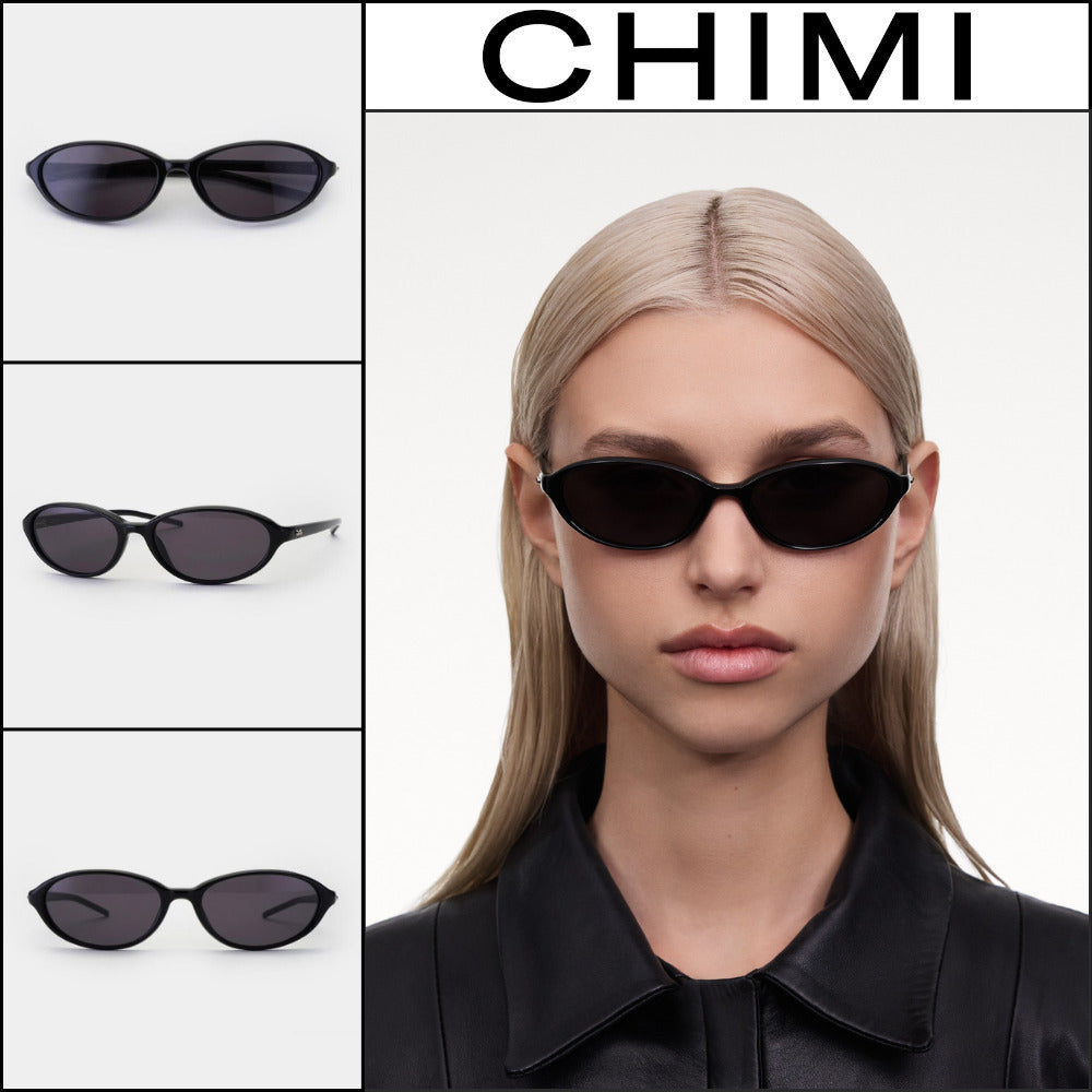 ◆CHIMI◆ Ellipse ブラック サングラス 人気 売れ筋
