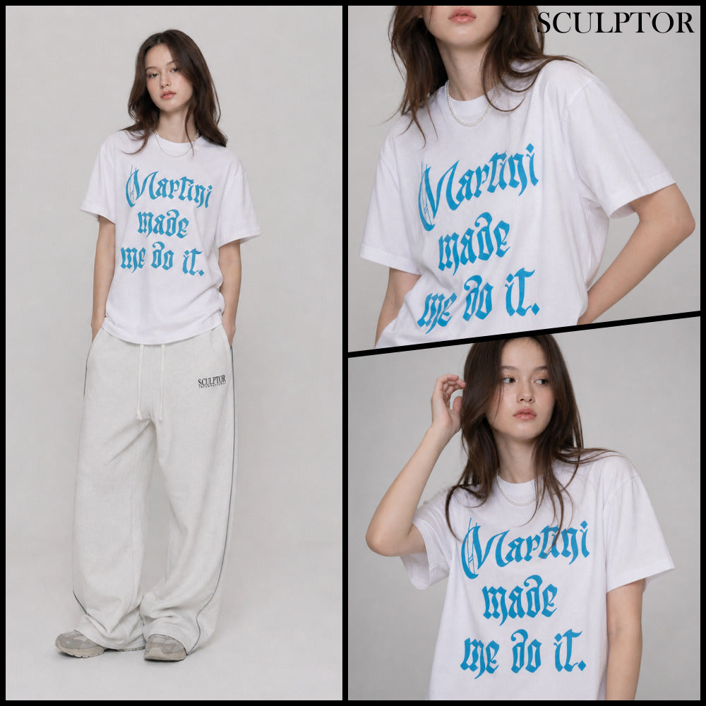 【SCULPTOR】MARTINI MADE ME DO IT TEE 3 COLOR