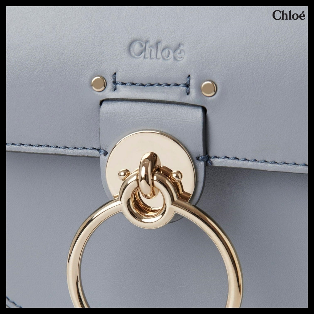 【Chloe】Small Tess Bag Storm Blue