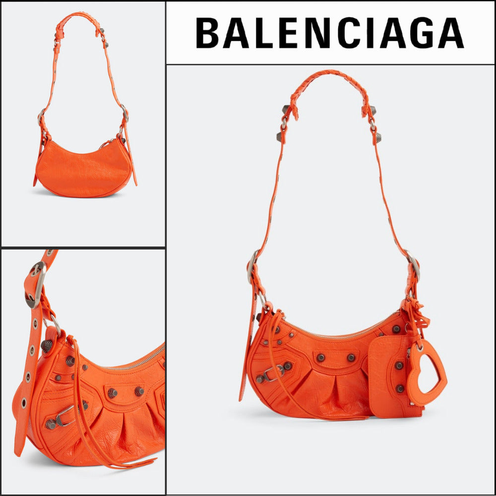 【BALENCIAGA】Le Cagole XS Shoulder Bag in Orange