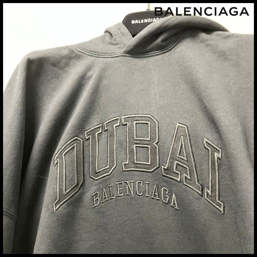 【BALENCIAGA】Wide Fit Hoodie Black