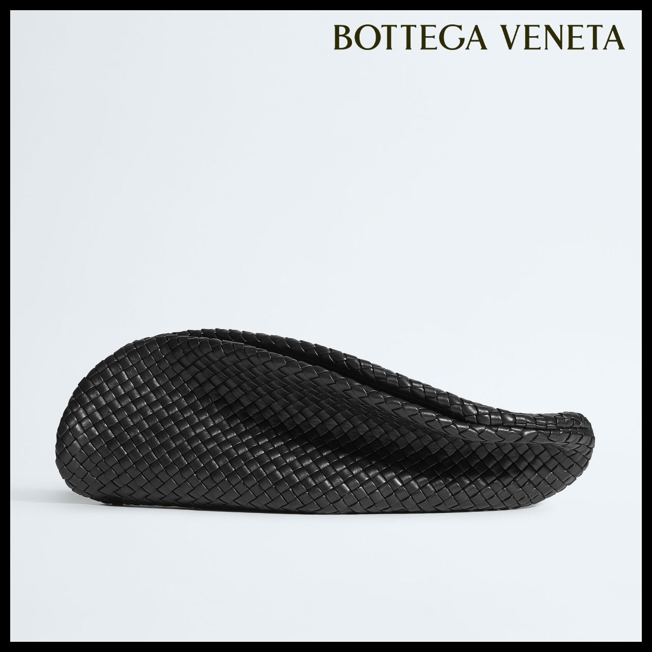 【【韓国百貨店 BOTTEGA VENETA】Onda Clutch Bag Black