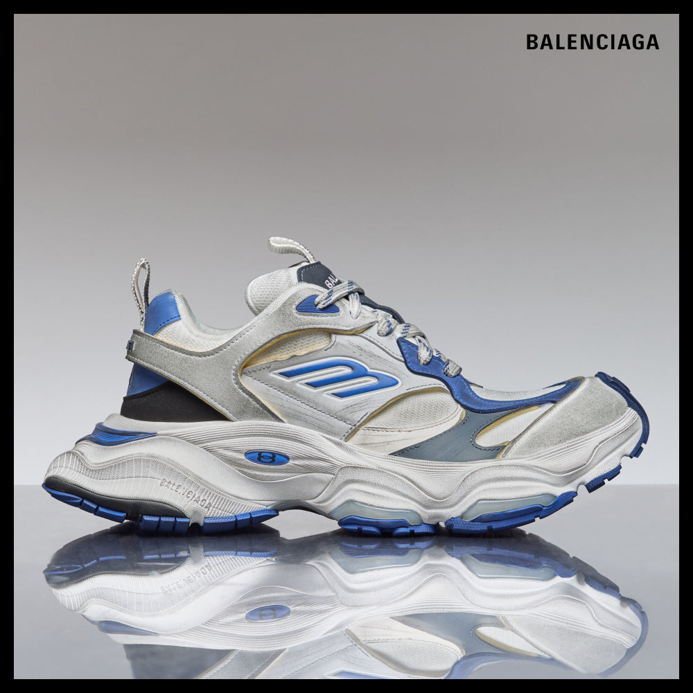 【BALENCIAGA】Cargo Sneakers Blue Grey