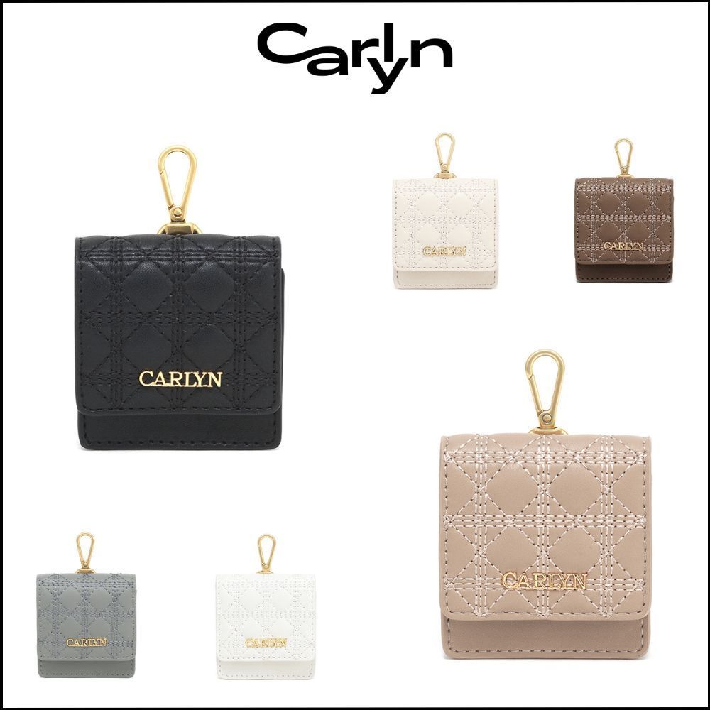 【carlyn】カリンキルティングエアポッズケース 6色