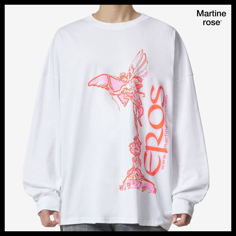 ◆MARTINE ROSE◆ ロゴ プリント Tシャツ ホワイト おしゃれ