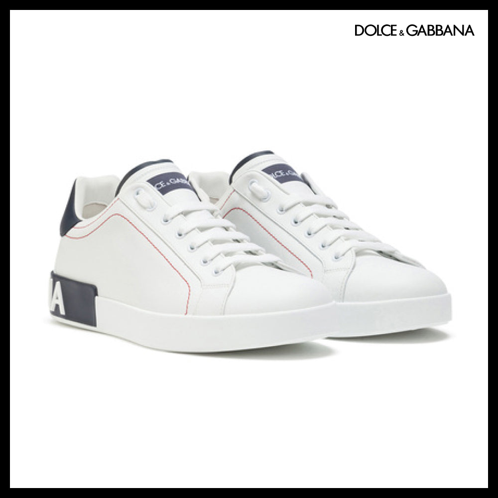 【Dolce & Gabbana】CALFSKIN NAPPA PORTOFINO SNEAKERS