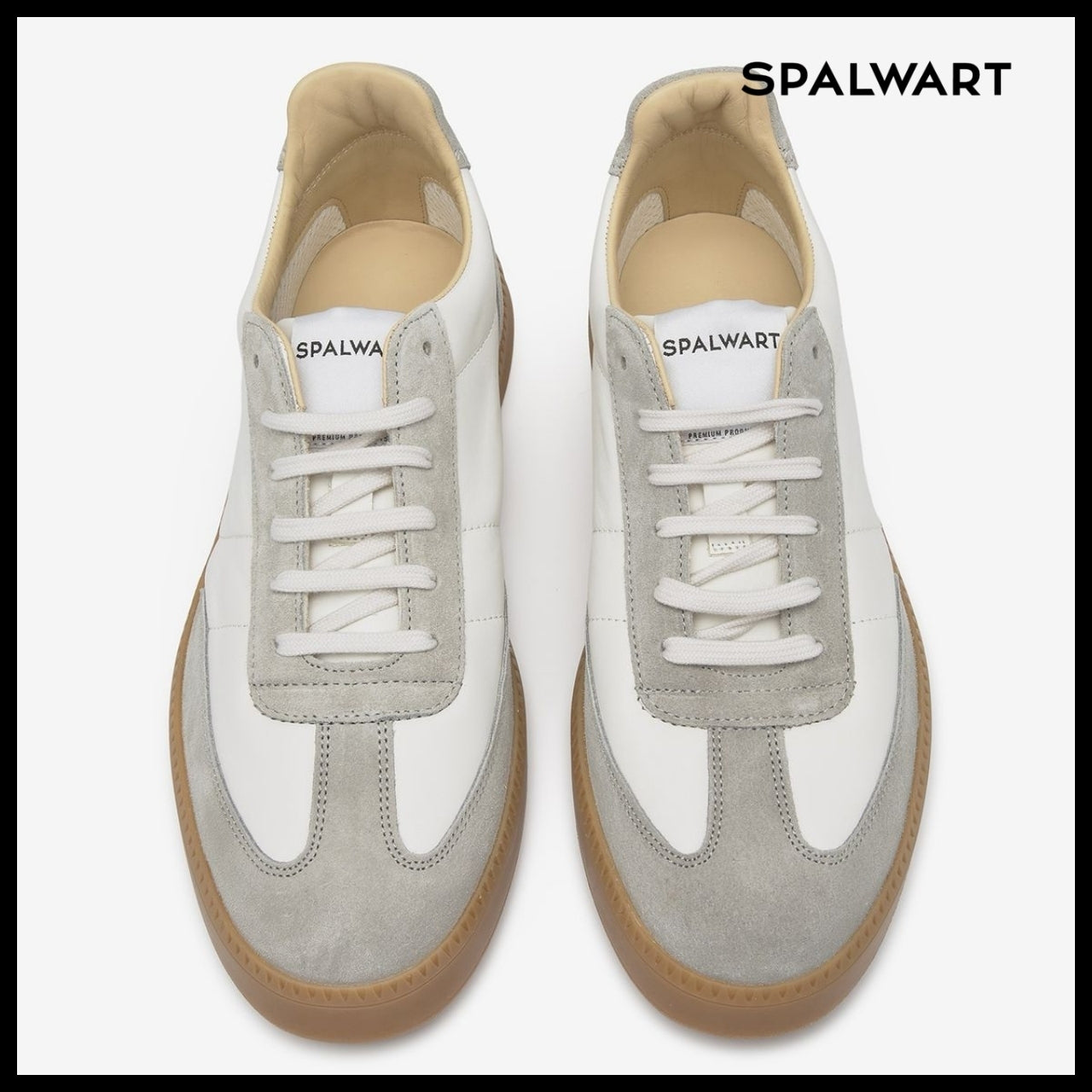 【SPALWART】Smash Low Suede Sneakers - Off White