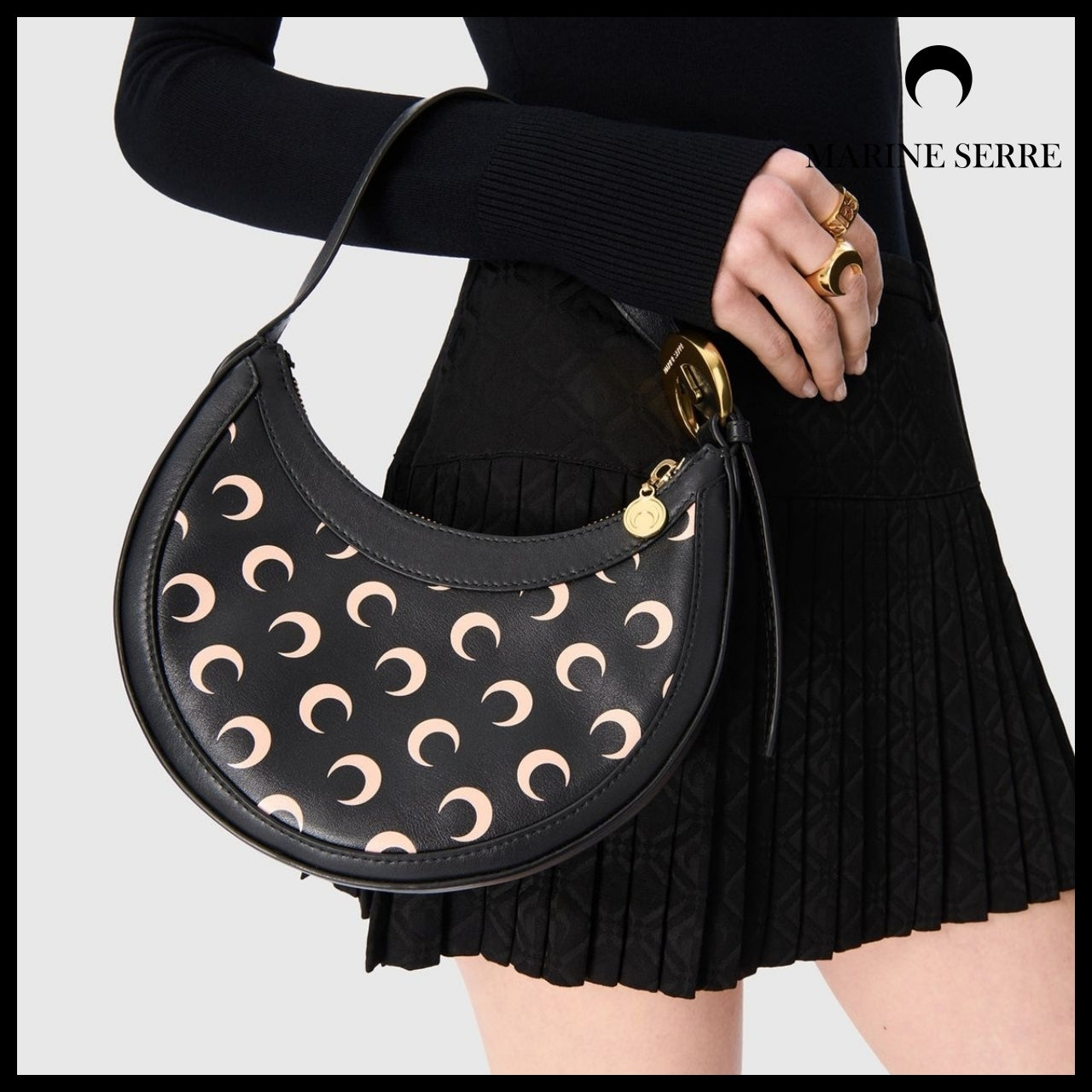 【Marine Serre】19 Degree Aluminum Minaudiere Clutch