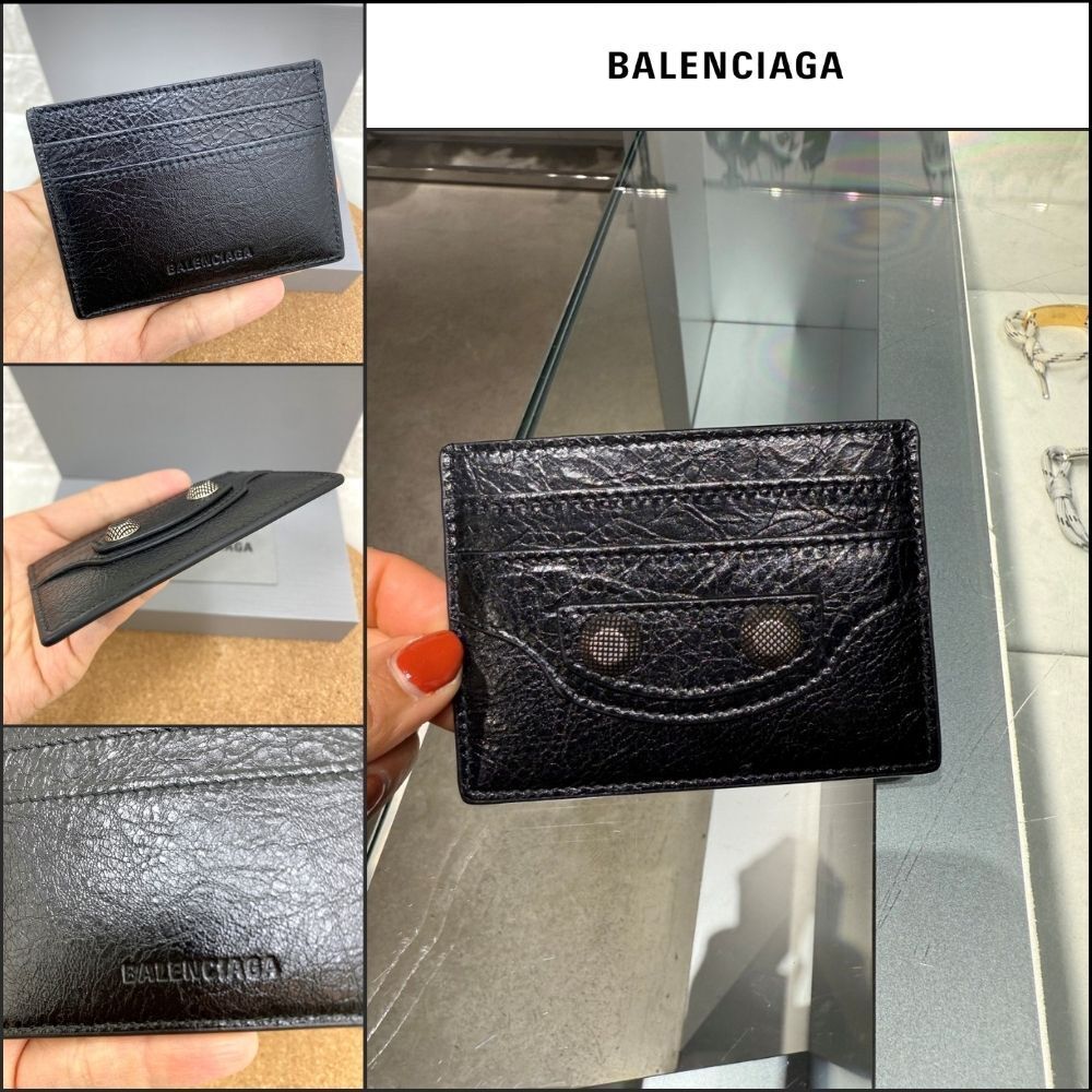 【BALENCIAGA】Le Cagole Card Holder Wallet Black