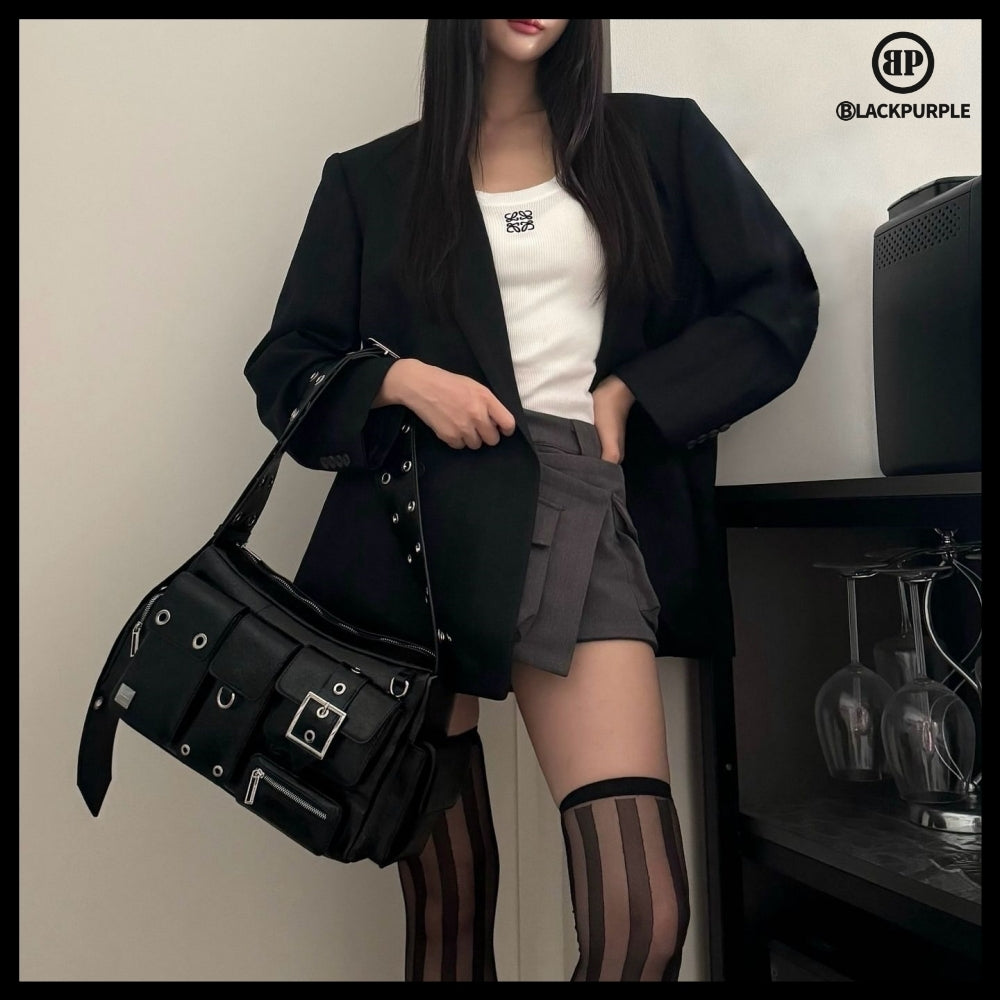 【BLACKPURPLE】 24FW FORTRESS BAG BLACK