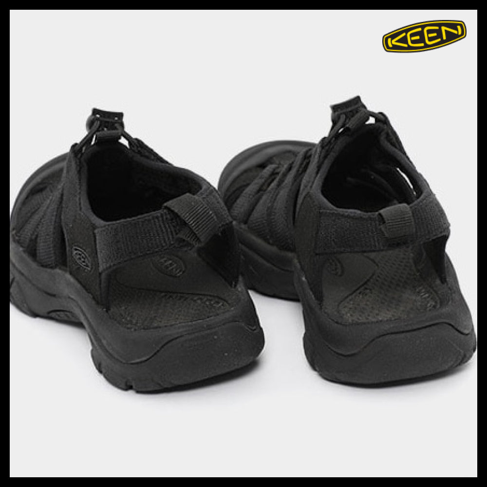 【KEEN】Newport H2 triple black strap sandals