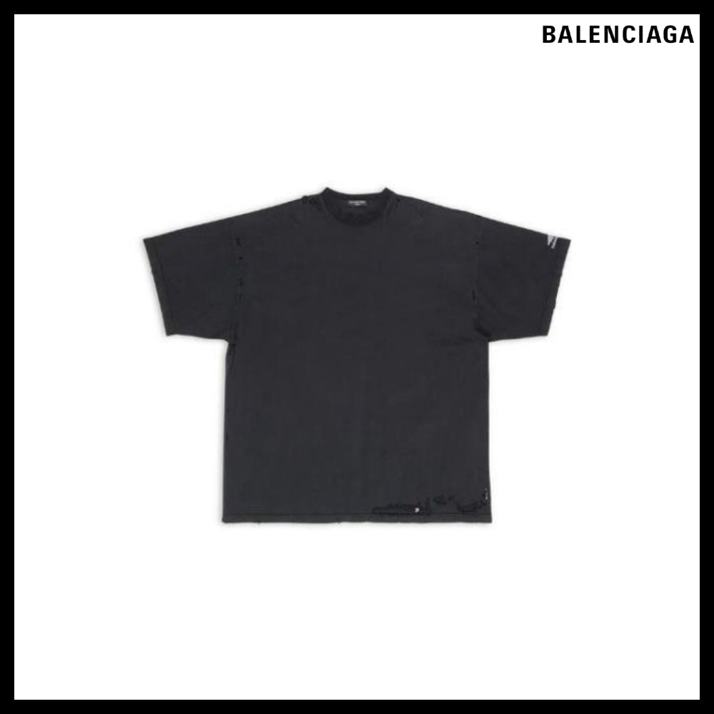 【BALENCIAGA】3B Sports Icon Repaired T-Shirt Oversized