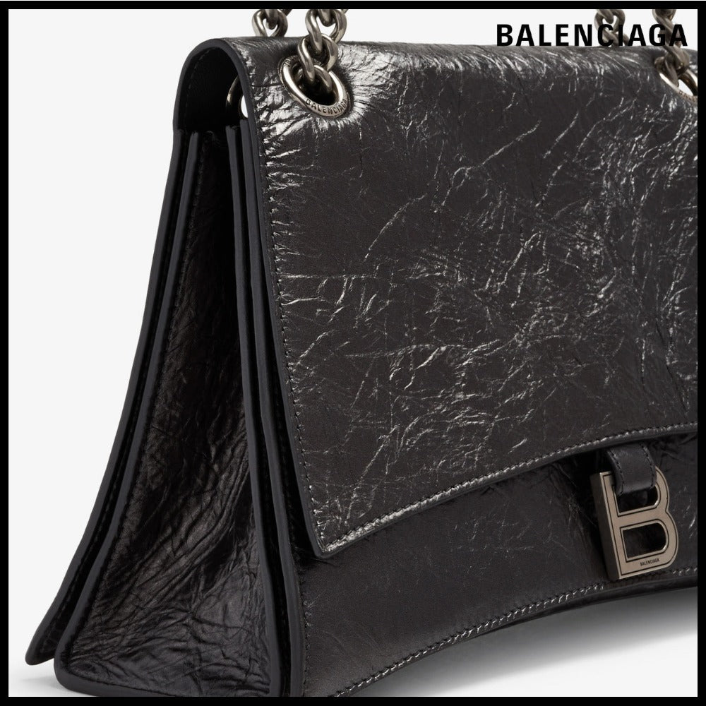 【BALENCIAGA 】Crush Chain Medium Bag