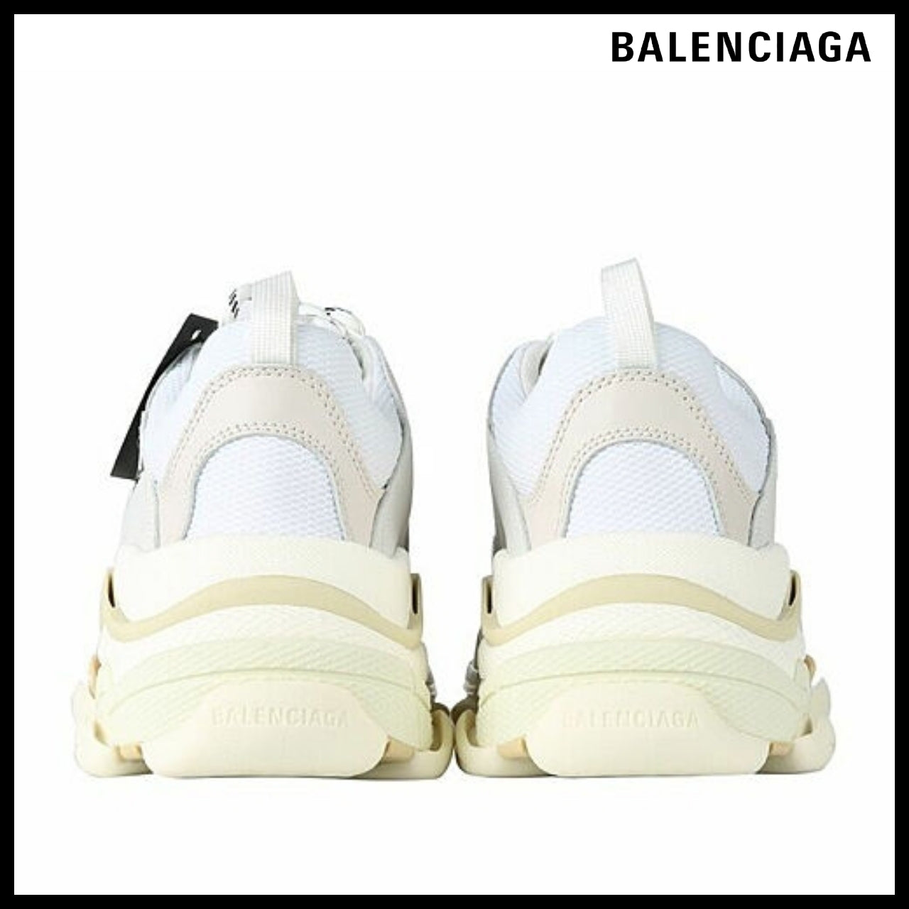 【BALENCIAGA】White Triple S Sneaker