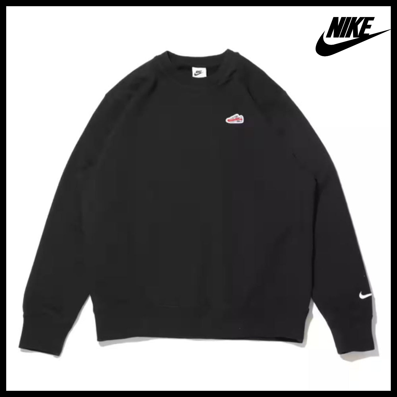 【Nike】 Max 90 Sweatshirt Black Gray