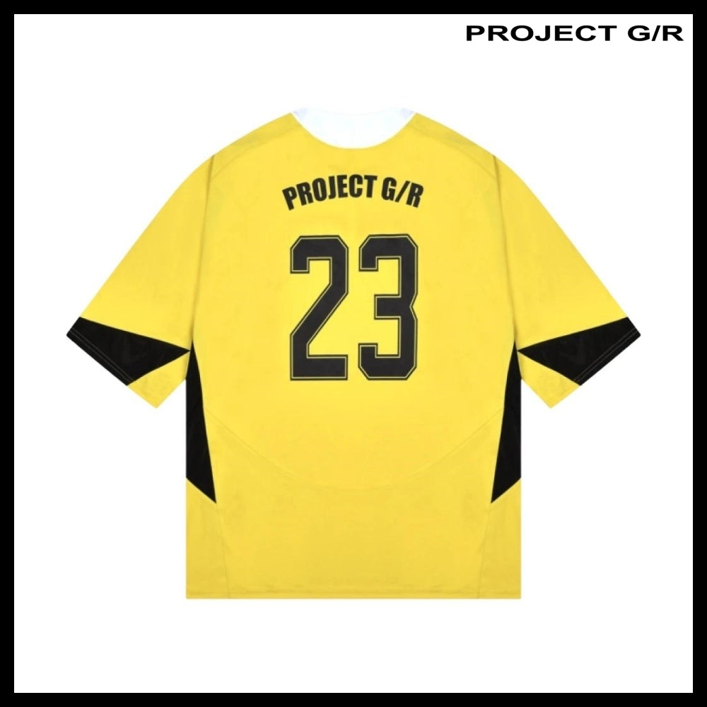 【PROJECT G/R】Oversized Football Jersey Yellow