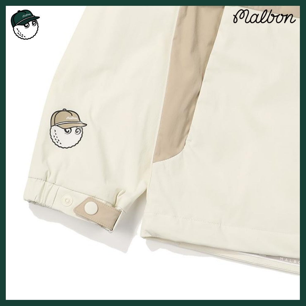 【MALBON GOLF】 COLOR BLOCK JACKET MAN 4COLORS