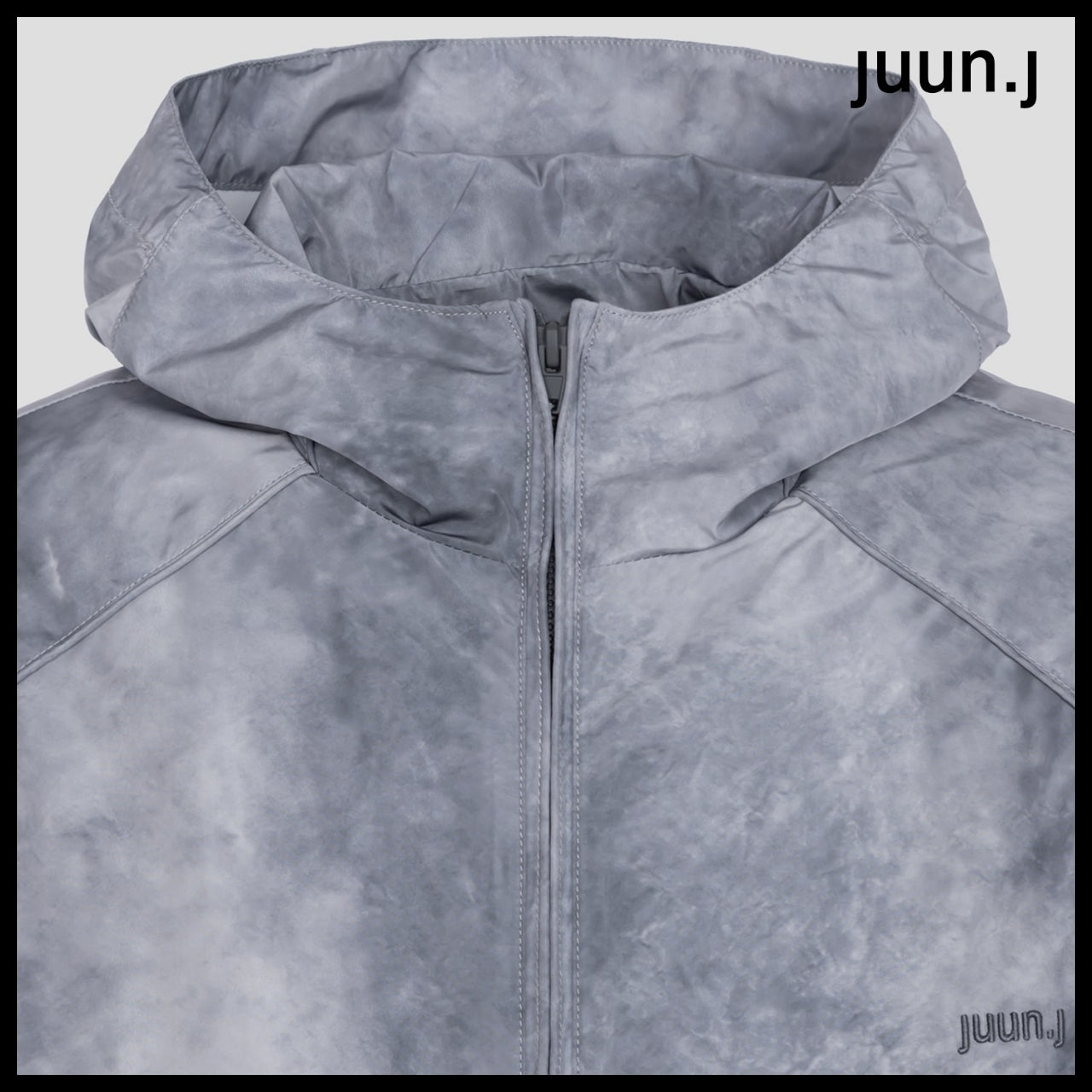 【JUUN.J】Dye Print Hood Jumper Gray