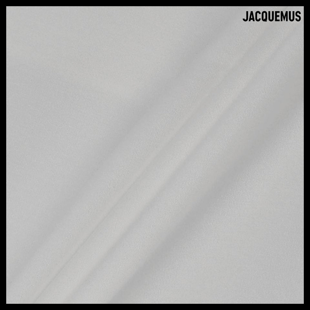 ◆JACQUEMUS◆ シャツ Shirt White 半袖 ロゴ