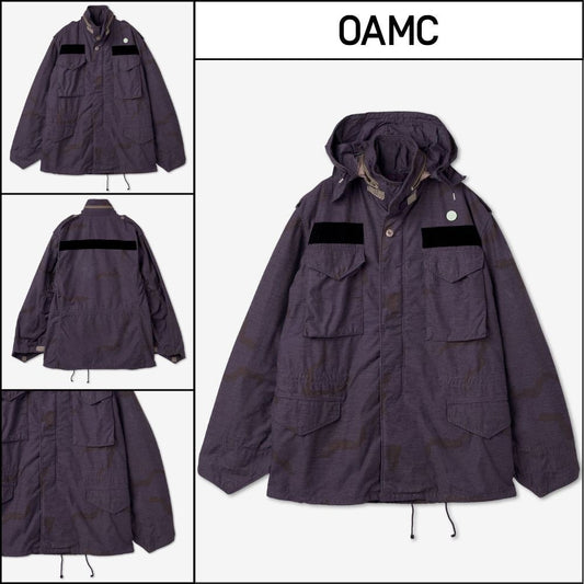 ◆OAMC◆ リワーク フィールド カモ ジャケット パープル