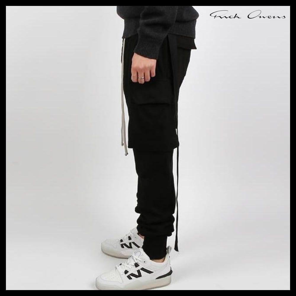 【RICK OWENS】MASTDON CUT Darkshadow Cargo Jogger Pants