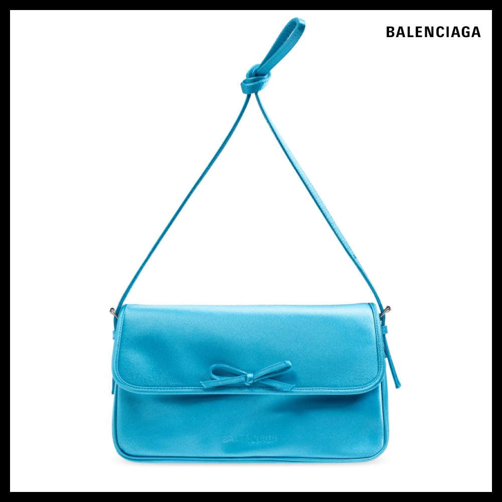 ★BALENCIAGAアウトレット セール ★Leopolda Pochette Blue