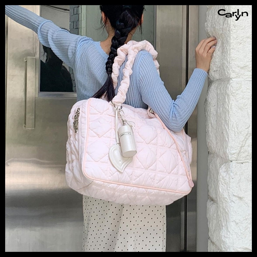 [carlyn] 2WAY Travel Bag Pale Pink