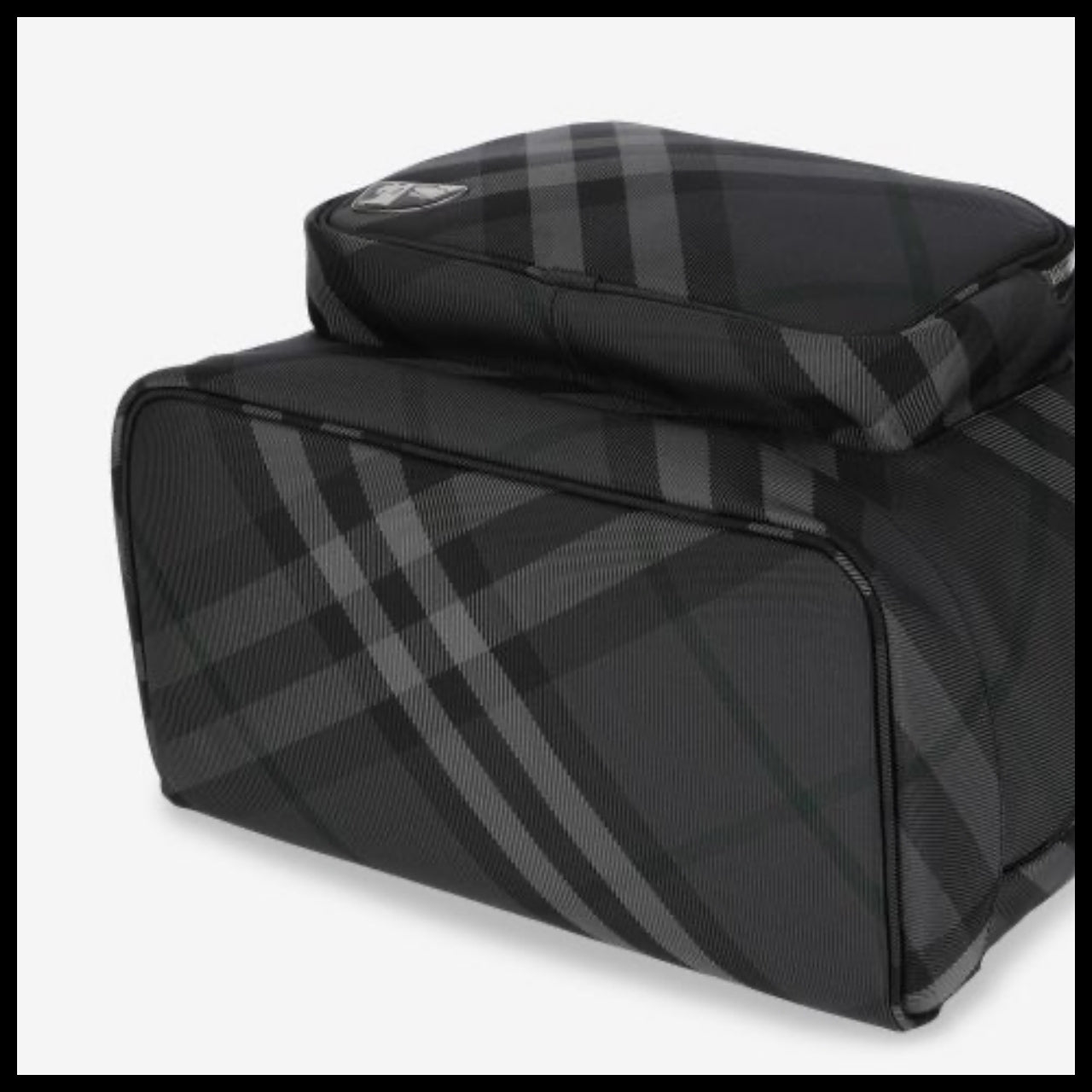 ◆BURBERRY◆ チェック バックパック Backpack Charcoal 大容量