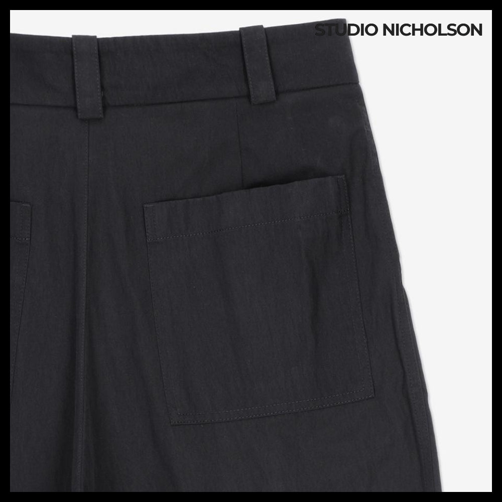 【STUDIO NICHOLSON】Drop Trousers Dark Navy