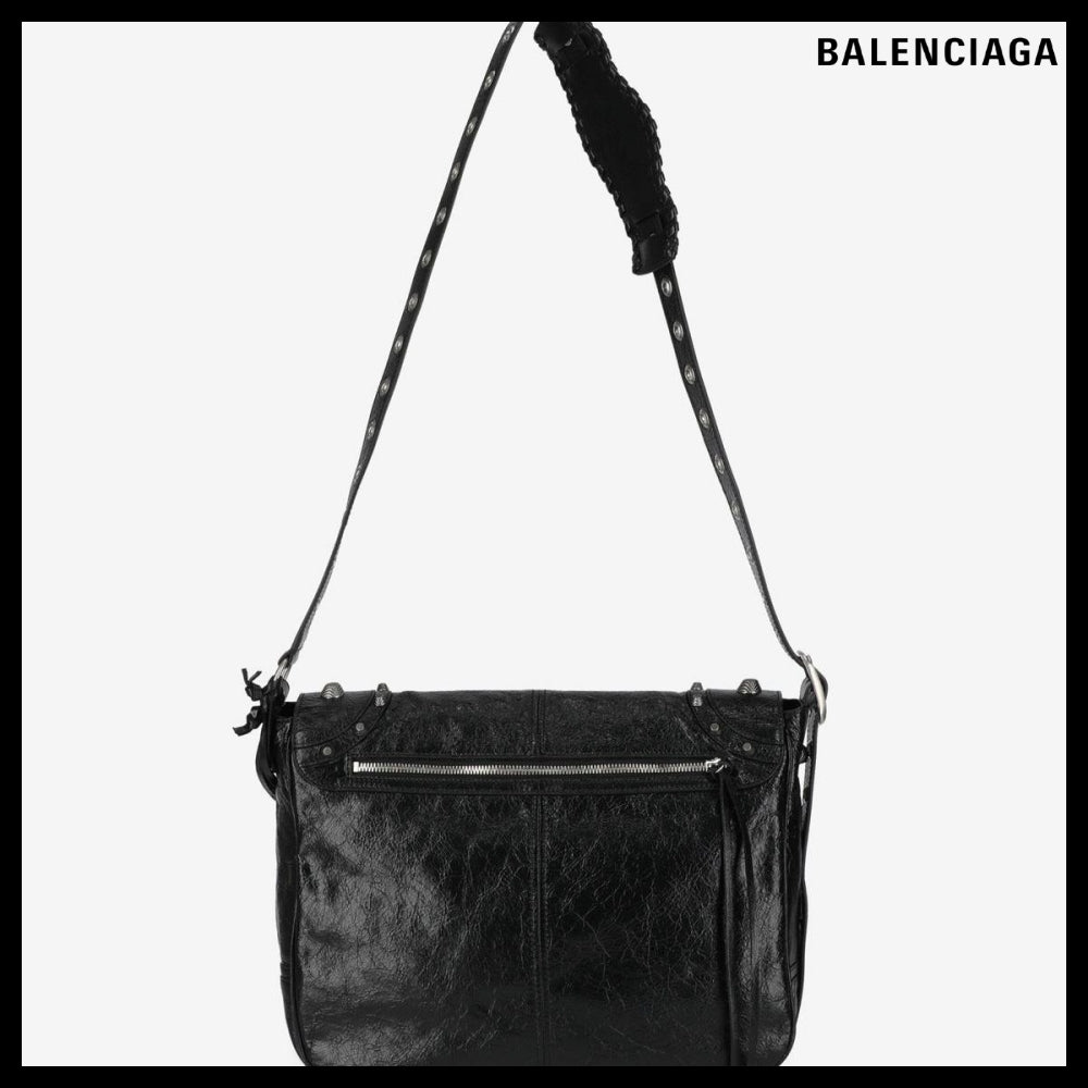 【BALENCIAGA】Le Cagole Medium Messenger Crossbody Bag Black