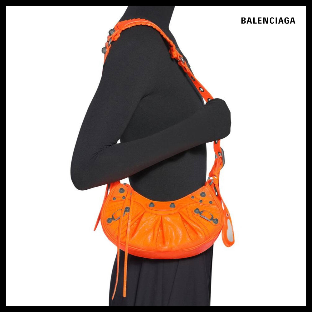 【BALENCIAGA】Le Cagole XS Shoulder Bag Fluo Orange