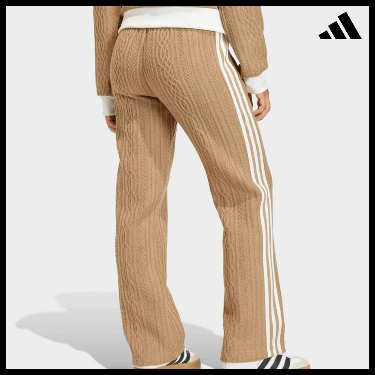 【ADIDAS】Knit Beckenbauer Brown Track Pants