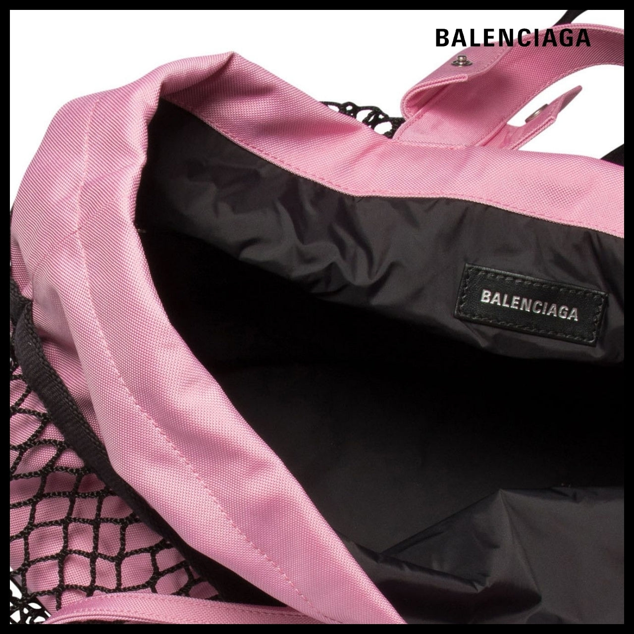 【BALENCIAGA】24/7 Medium Tote Bag Pink Black