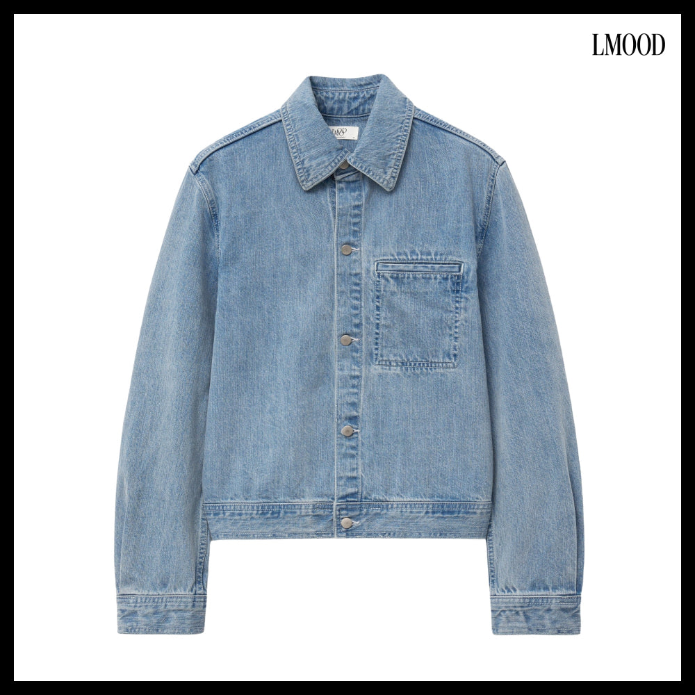 【LMOOD】Midtown Denim Shacket 2 Colors