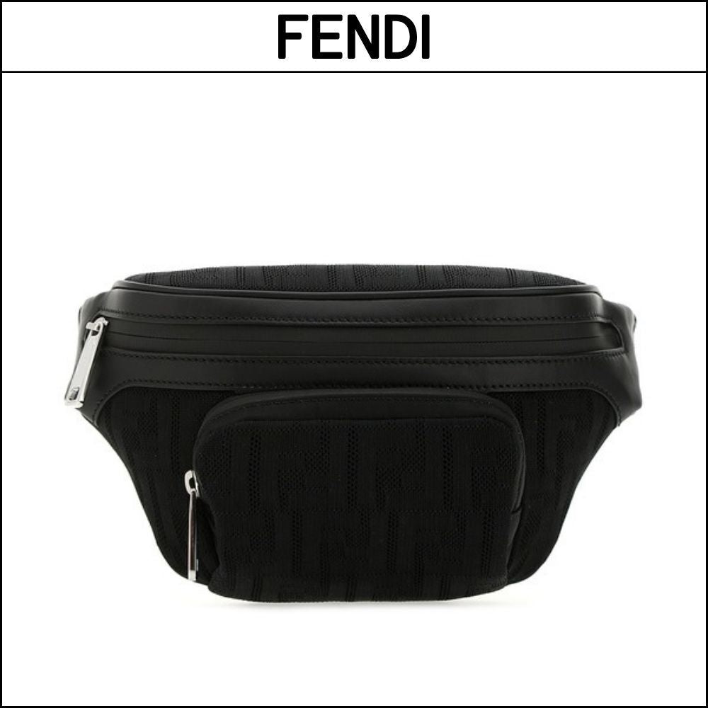 【FENDI】FF Black Belt Bag