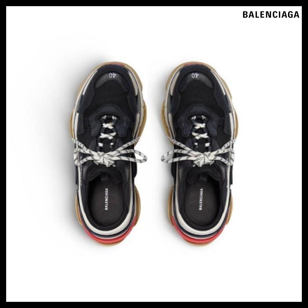 【BALENCIAGA】Triple S Mule Black