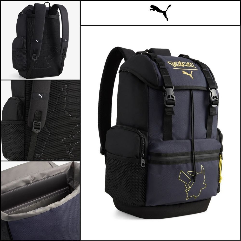 【PUMA】Backpack - Black Strong Grey