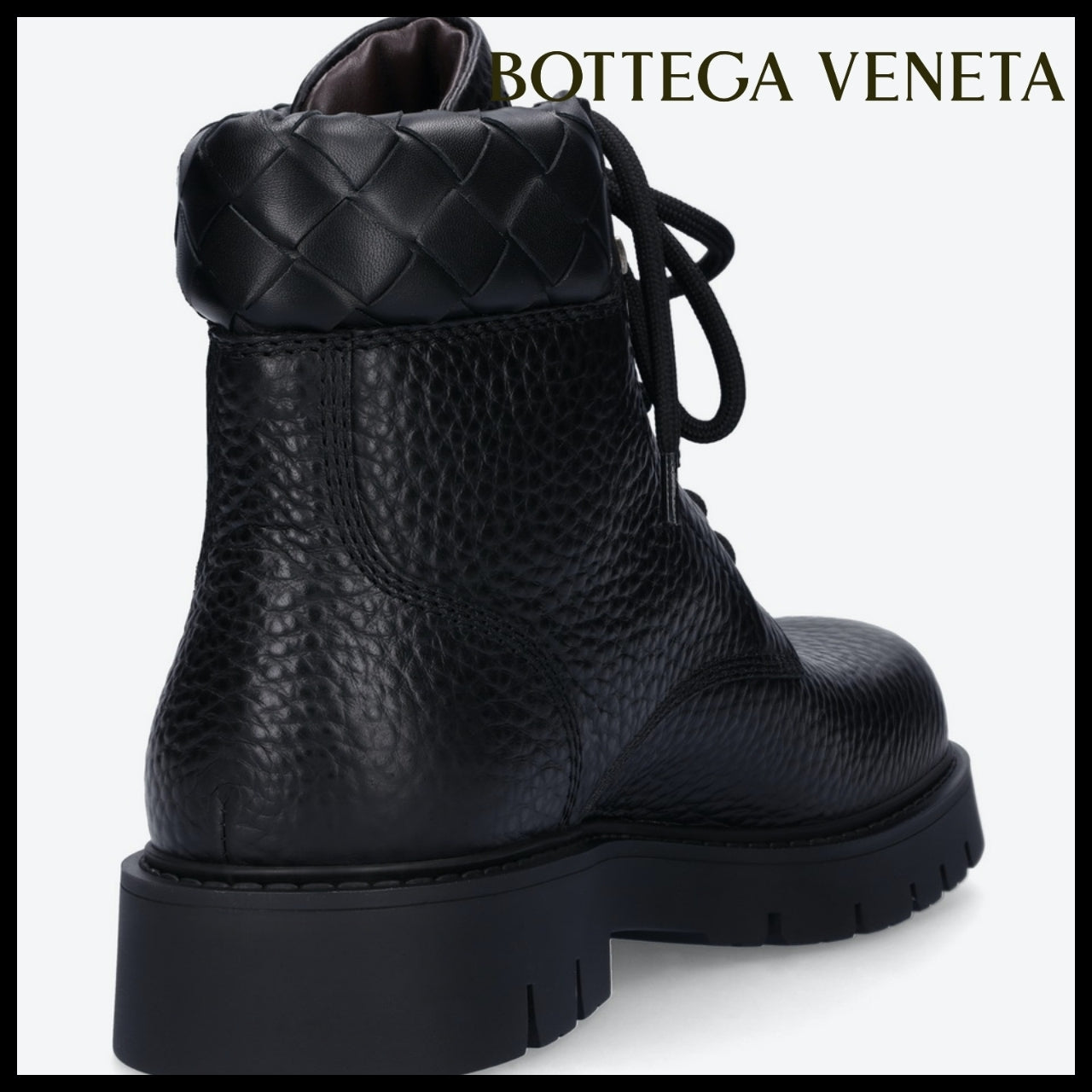 ◆BOTTEGA VENETA◆ レースアップブーツ Lace Up Boots Black