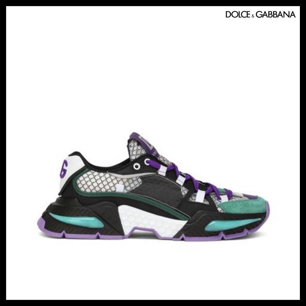 【Dolce & Gabbana】MIXED-MATERIAL AIRMASTER SNEAKERS 995
