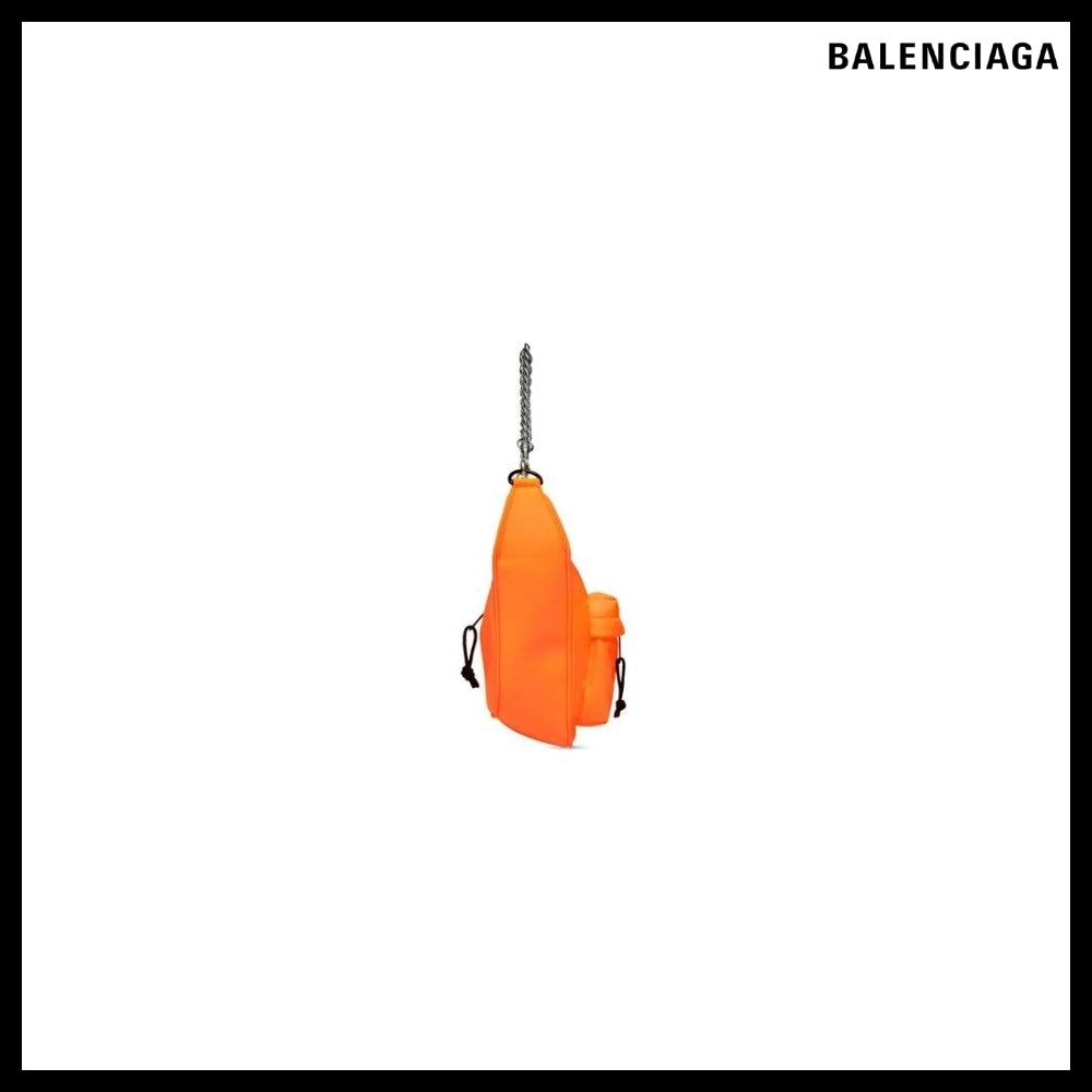 【BALENCIAGA】Raver Medium Bag with Chain - Fluo Orange