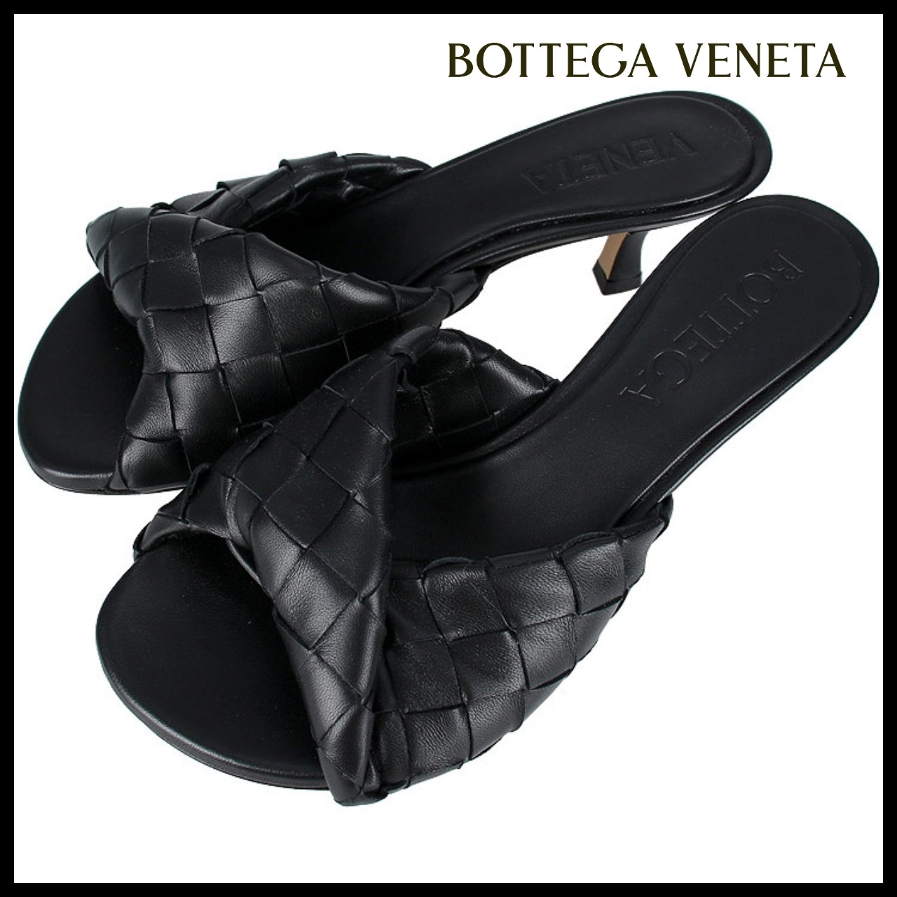 【BOTTEGA VENETA】 Blink Mule Middle Heel