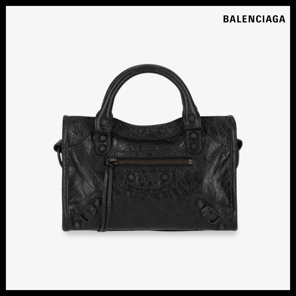 【BALENCIAGA】Le City Mini Tote Bag Black