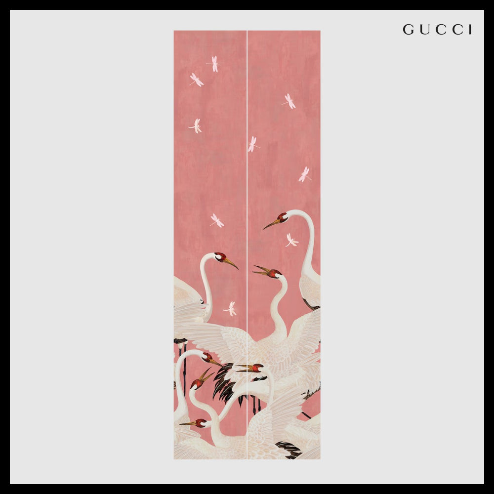 【GUCCI】Heron Print Wallpaper