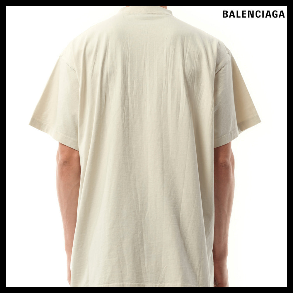 【BALENCIAGA】Metal BB Stencil T-Shirt Oversized