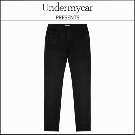 【Undermycar】Black Mamba Slim Fit Red Stitch Wax Coating