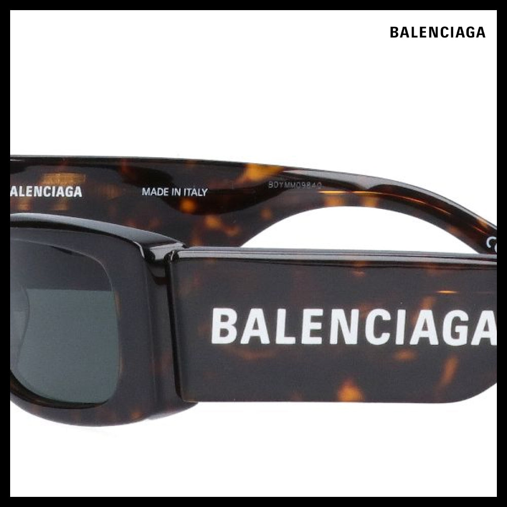 ★BALENCIAGAアウトレットセール★Rectangle Havana Sunglasses