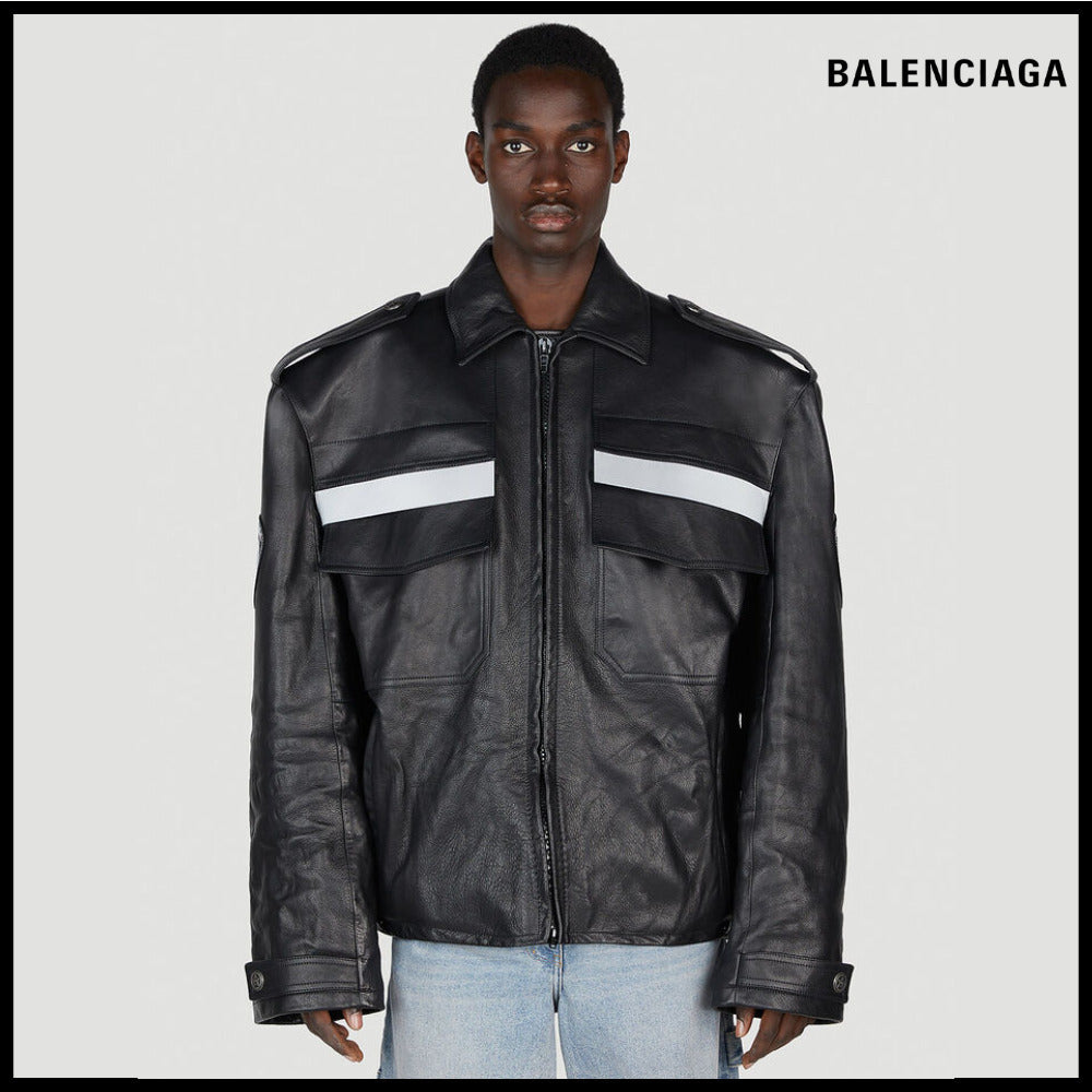 【BALENCIAGA】Paris Uniform Jacket Black